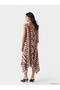 Two Mt Shop Quality V-Neck A-Line Dress with Tassel Detail - 3
