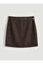 Original Buy Belted Patterned Mini Skirt Shorts - 7