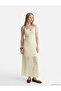 Original Elastic Waist Ruched Flared Skirt