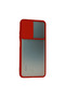 Xiaomi Redmi Note 10 Case Palm Frosted Camera Sliding Silicone - Red - 2