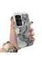 Samsung Galaxy S24 Ultra Compatible High-Quality Chinese Style Black and White Dragon Print Case - 2