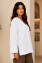 Tassel Detailed Kimono S2335 White - 4