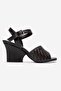 Sylvar Brown Knitted Women's Wedge Heeled Shoes - 4