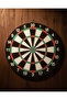 15 Inch Dart Board Set Durable Construction 4 Metal Dart Arrows