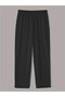 Women's Elastic Waist Lace up Pocket and Trouser End Guipure Detailed Trousers - 5