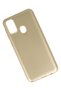 Compatible Case for Samsung Galaxy M21 Yumauaşk Colorful Flexible Premium Rubber Silicone - Gold - 3
