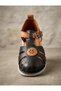 Genuine Leather Stylish Soft Orthopedic Women's Daily Sandals - 2