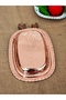 Rectangular Copper Serving Plate 27 cm - 3