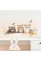 Cute Cartoon Cat & Butterfly Wall Stickers, Cozy Kittens Art Wall Decals, Removable Vinyl Peel and Stick for Baby Boy Girl Nursery, Bedroom, Living Room & Kids' Rooms (30x90cm) - 4