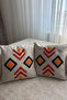2-Piece Punch Embroidered Throw Pillow Cover Modern Bohemian Decorative Sofa Cushion Cover - 8