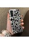 Samsung Galaxy S21 Fe Compatible High-Quality Black Leopard Phone Case, Shockproof