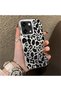 Oppo Reno14 Pro Compatible High-Quality Black Leopard Phone Case, Shockproof Protective Cover