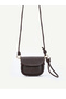 Brown Shk306 Adjustable, Knot Detail Strap, Mini, Women's Hand, Arm and Shoulder Bag