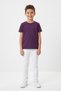 Boy's T-Shirt Purple Short Sleeve T-Shirt Basic Anti-Sweat Flexible Fabric 100% Cotton Seasonal Tshirt Plain Unprinted (2-13 Years) - 3