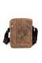 Men's Crazy Brown Genuine Leather Shoulder Strap Messenger Bag Shoulder Bag - 6