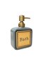 Porcelain Liquid Soap Dispenser 350ml Bath Gray 48392 - 3