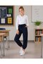 Girls' School Trousers with Elastic Cuffs, Sports Sweatpants with Elastic Waist