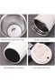 Leakproof Insulated Thermal Cup – 350ML Car Coffee Mug, Vacuum Stainless Steel Cup for Hiking, Camping & Traveling - 3