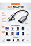محول مايكرو سبيد 2 في 1 OTG من USB-C و Lightning إلى USB 3.0 - 2