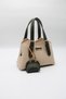 Women's Crossbody Hand and Shoulder Bag with Front Accessory Detail and Charm Accessories - 3