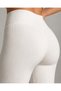 Women's Black High Waist Ribbed Flexible Long Sports Leggings - 6