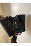 London Large Size Women's Bag with Lock Detail
