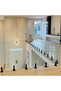 SS glass railing clamps - Staircase handrail glass railing fasteners - Balcony, garden, & terrace glass railings, For 15-20mm thick glass - 4