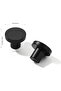 10-piece set of black kitchen cabinet knobs, round dressing table drawer knobs - 2