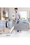 5 Replacement Covers for Leifheit CleanTenso Steam Cleaner/Steam Mop - Microfiber, Gray - 5