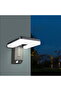 Outdoor Waterproof Solar Wall Light with Motion Sensor Security Light Foldable Weatherproof Black LED Lamp No Power Required for Stairs Balcony Patio - 2