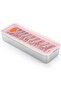 Suitable for Bacon Container Lid 304 Stainless Steel Meat Stackable Refrigerator Organizer 26.5x10x4.6cm