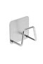 12-piece stainless steel cabinet undercut board hook set - silver - 6