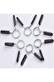 6-Piece 30 mm Barbell Spring Clip Lock Set for Dumbbell Bars and Weightlifting - 3