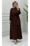 Lisa Skirt Set Brown