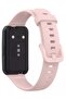 Watch Band For Huawei Band 7 Smartwatch Replacement Sport Bracelet Silicone Strap Pink