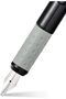 Hangsell Calligraphy Fountain Pen Matte Black with Black Cap and Matte Black Edge Fine - 3