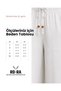 Cotton Muslin Fabric Summer Sweat-Repellent Cotton High Waist Wide Leg Palazzo Women's Trousers - 2