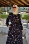 Bihter Navy Blue Dress - 6