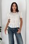 Women's Gipeli Balloon Sleeve Blouse with Tie Detail