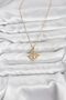 316L Steel Chain Gold Color Infinity Model Zircon Stone Women's Necklace - 2