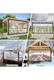 2x3m Lightweight Transparent Waterproof Plant & Fence Tarpaulin - 5
