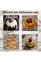 10-Piece 4.5-Inch Non-Stick Carbon Steel Corrugated Mini Cake Mold Set Oven - 3
