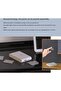 Night light with motion sensor - Wireless stair lighting - Magnetic mounting - Rechargeable - Indoor wall lamp - Cabinet lighting - White - 2