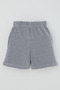 Boy's Shorts Set with Lettering Printed Shorts and Stripes for 1.5-5 Years Old, Navy Blue - 5