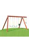 2 Heavy-Duty 304 Stainless Steel Swing Hooks with Bearings, Wooden Beam Hoisting Brackets for Hanging Chairs, Porches, Patios and Playgrounds - 6