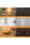 Bedside Table Lamp - Three-level dimmable wooden table lamp with USB A+C charging port - Touch control - 5
