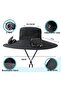 Solar-Powered Ventilated Cap, USB rechargeable, dual fans (6000 RPM), UV protection - Black - 4