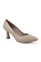 Women's Classic Heeled Shoes Goblet Heel Pointed Toe Matte Leather Slip-On L068.1109