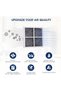 4-Piece Replacement Kit for Refrigerator Air Purifiers, Compatible with LG LT120F, Kenmore Elite 469918, 9.2x9.2x0.8 cm, Replaces ADQ73214402 - 2