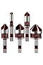 5-piece tapered chamfering drill bit set for wooden and metal sinks